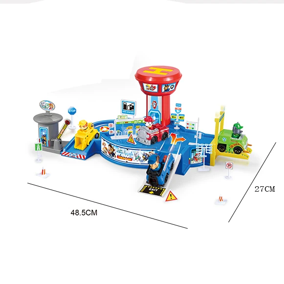 Paw Patrol Dog Parking Lot Patrulla Canina Anime Figure PVC Action Figures Juguetes Anime Figure Kids Toys for Children D62
