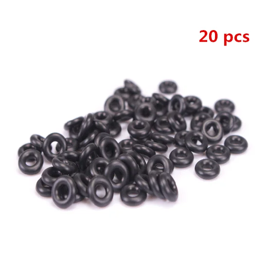 100Pcs Black Silicone Rubber Tattoo Machine Damping O-Rings Sealing Washer Assor