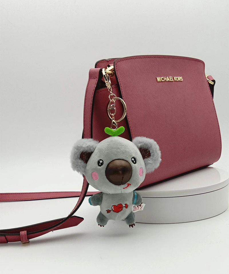 Стильная футболка с изображением персонажей видеоигр плюшевые игрушки животных цепочка для ключей брелок на рюкзак Цвет в форме коалы енота орангутанг пижама с принтом «обезьяна» медведь мягкие плюшевые игрушки для детей