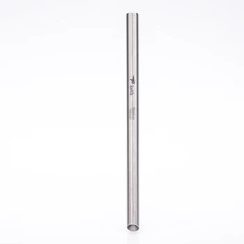 

Reusable Pure Titanium Drinking Metal Straw Boba Bubble Tea Smoothie Straws Straight With Cleaner Brush Set Bar Party Accessory
