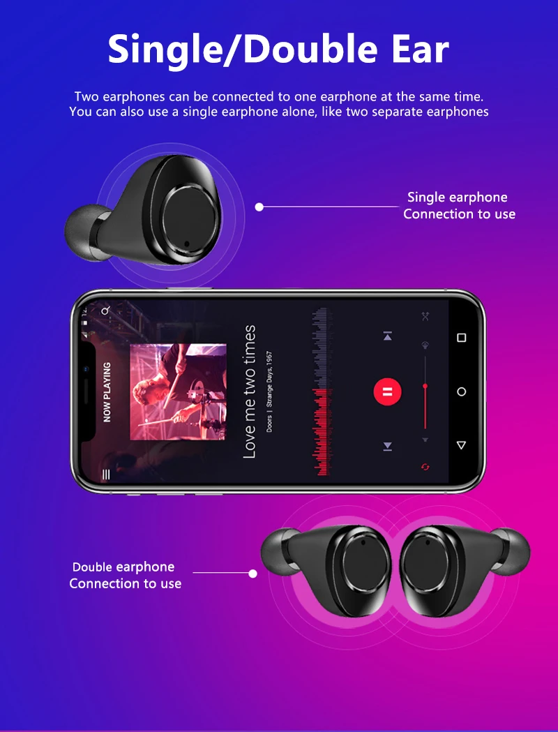 X13 TWS 5,0 Bluetooth наушники стерео гарнитура беспроводные наушники IPX7 Водонепроницаемые Наушники 5000 мАч светодиодный умный внешний аккумулятор
