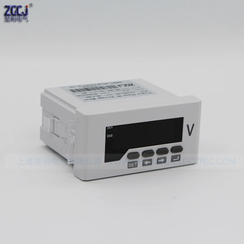 

CJ-DV51-2O 0-48V Photovoltaic DC voltage meter with 2 alarm relay output High voltage alarm and Low voltage alarm