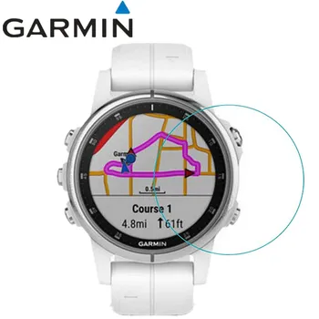 

2 Pcs Watch Screen protector Guard Cover Shield Film for Garmin fenix 5S PLUS HD anti-scratch electrostatic PET Protective Film