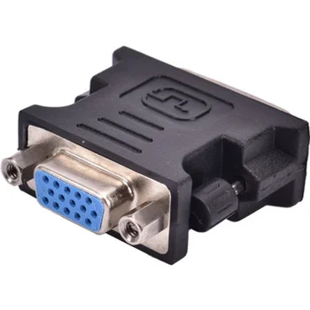 

Professional Black DVI TO VGA Adaptor DVI-A / DVI-I SVGA HD15 Analog Monitor Adapter Converter