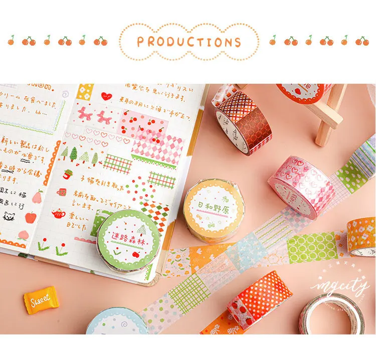 20set/lot Washi Masking Tapes I love to fight Decorative Adhesive Scrapbooking DIY Paper Japanese Stickers