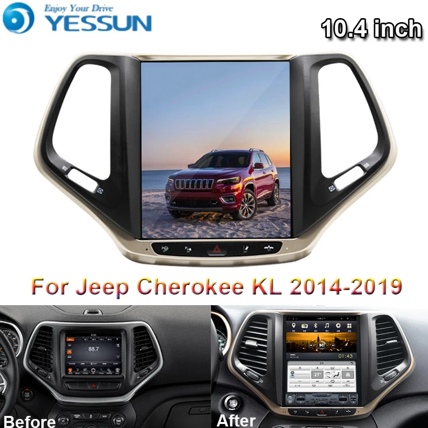 Автомобильный мультимедийный плеер для Jeep cherokee 2014-2019 дюймов Android радио
