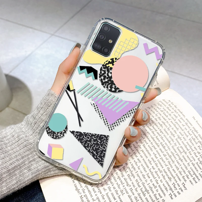 For Samsung Galaxy A51 Case Silicone Clear Funda On Samsung A51 4G 5G Protective Case Soft Coque Galaxy A 51 Shockproof Bumper samsung cases cute Cases For Samsung