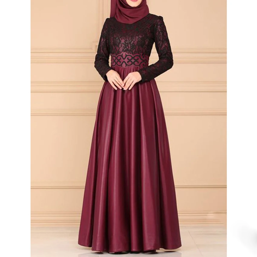 Индонезийский Восточный халат из марокена Кафтан Дубай Абая для женщин Бангладеш хиджаб вечернее арабское платье ислам джеллаба Исламская одежда