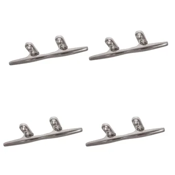 

Boat Rope Cleat Marine 4Pcs Stainless steel Replacement Set Parts Accessories