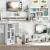 3 in 1 Multifunction Convertible TV Stand/Bookshelf Combination TV Table Home Furnishings TV Unit Cabinet Living Room Furniture
