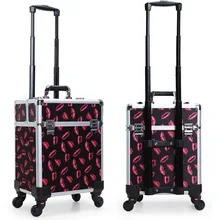 Профессиональный макияж, коробка чемоданы дорожная Сумка Многофункциональная чемодан высокого качества инструмент багажные сумки большой емкости кейс для косметики