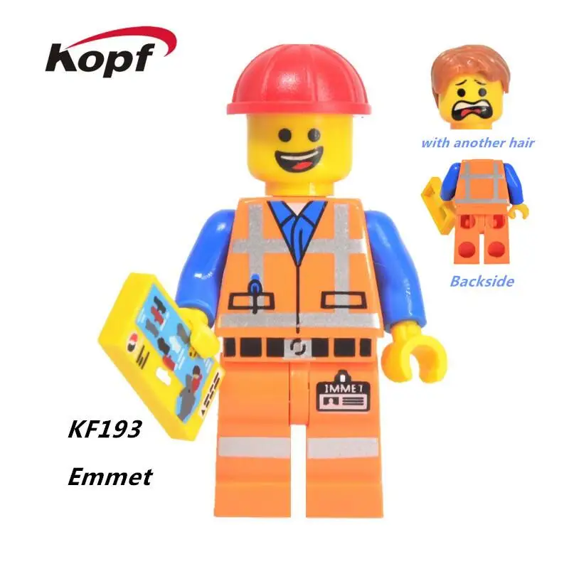 20 шт. KF198 Супер Герои обратно в будущее Doc коричневый и Марти McFly с скейтбордом скелет мальчик строительные блоки детские игрушки - Цвет: KF193 Without Box