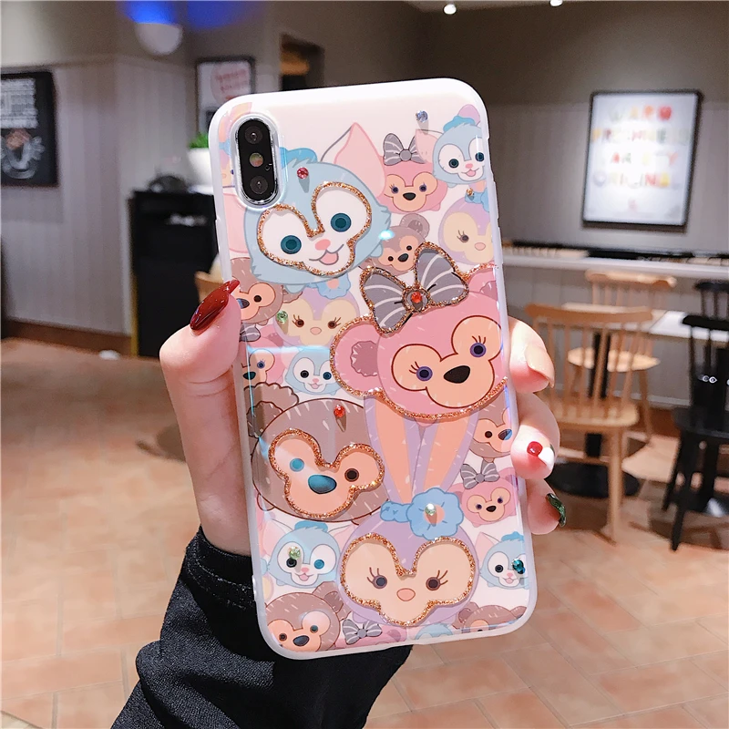 Style 1 Блестящая Переливающаяся Girly мягкий чехол из ТПУ с принтом "для huawei P30 P20 Pro Коврики Honor 20 Pro Nova 5 4 3 стильная футболка с изображением персонажей видеоигр Даффи Shelliemay покрытие с медведем - Цвет: Style 1