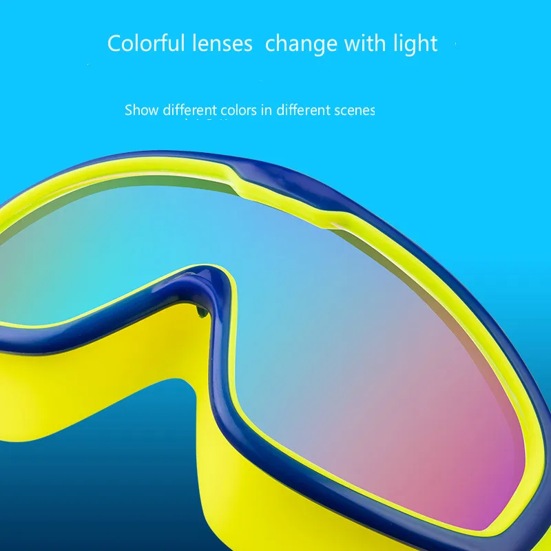 Children's Swimming Goggles Goggles Professional Waterproof Anti-fog HD Swimming Glasses Girls Big Frame Diving Equipment