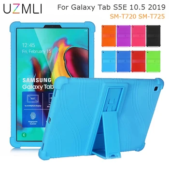 

Tablet Case For Samsung Galaxy Tab S5E 10.5 2019 T720 T725 Full Body Protect Adjustable Shockproof Case Child Silicon Soft Cover