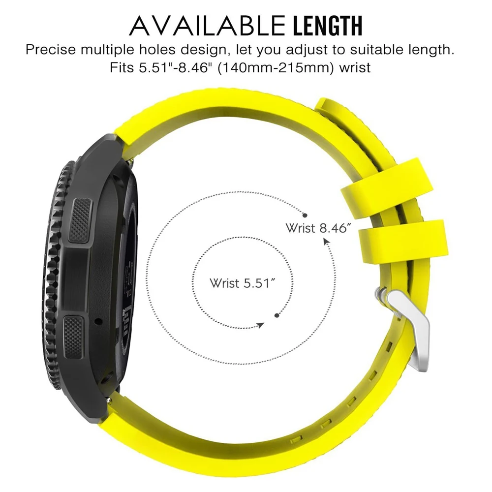 Ремешок для Samsung Galaxy watch 3 45 мм/41 мм/active 2 gear S3 Frontier/huawei gt 2e/2/amazfit bip/gts браслет часов 20/22