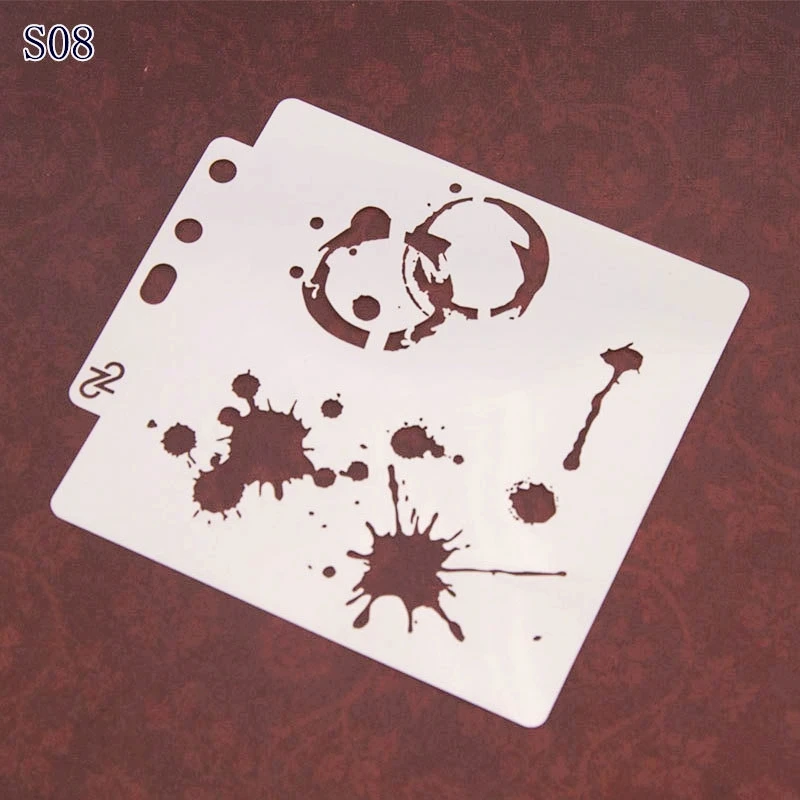 

Creative Layering Stencils Wall Painting DIY Scrapbooking Coloring Embossing Crafts Album Decorative Paper Card Template