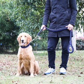 

Pet supplies dog traction rope hook traction rope running belt rope nylon traction rope stainless steel hook