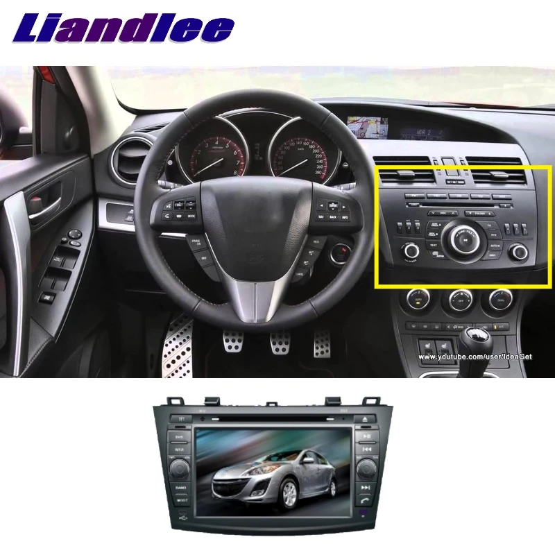 Discount Liandlee For Mazda 3 2008~2013 LiisLee Car Multimedia TV DVD GPS Audio Hi-Fi Radio Stereo Original Style Navigation NAV NAVI MAP 1