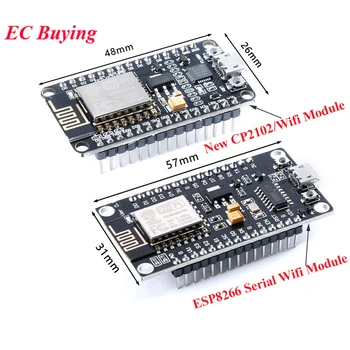 

ESP8266 Wifi Wireless Module CH340 CP2102 NodeMcu V3 V2 Lua IoT Development Board Internet of Things ESP-12E with PCB Antenna
