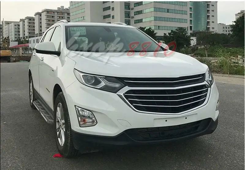 Подходит для Chevrolet Equinox- высокое качество хром Передняя Центральная решетка крышка отделка полосы 5 шт