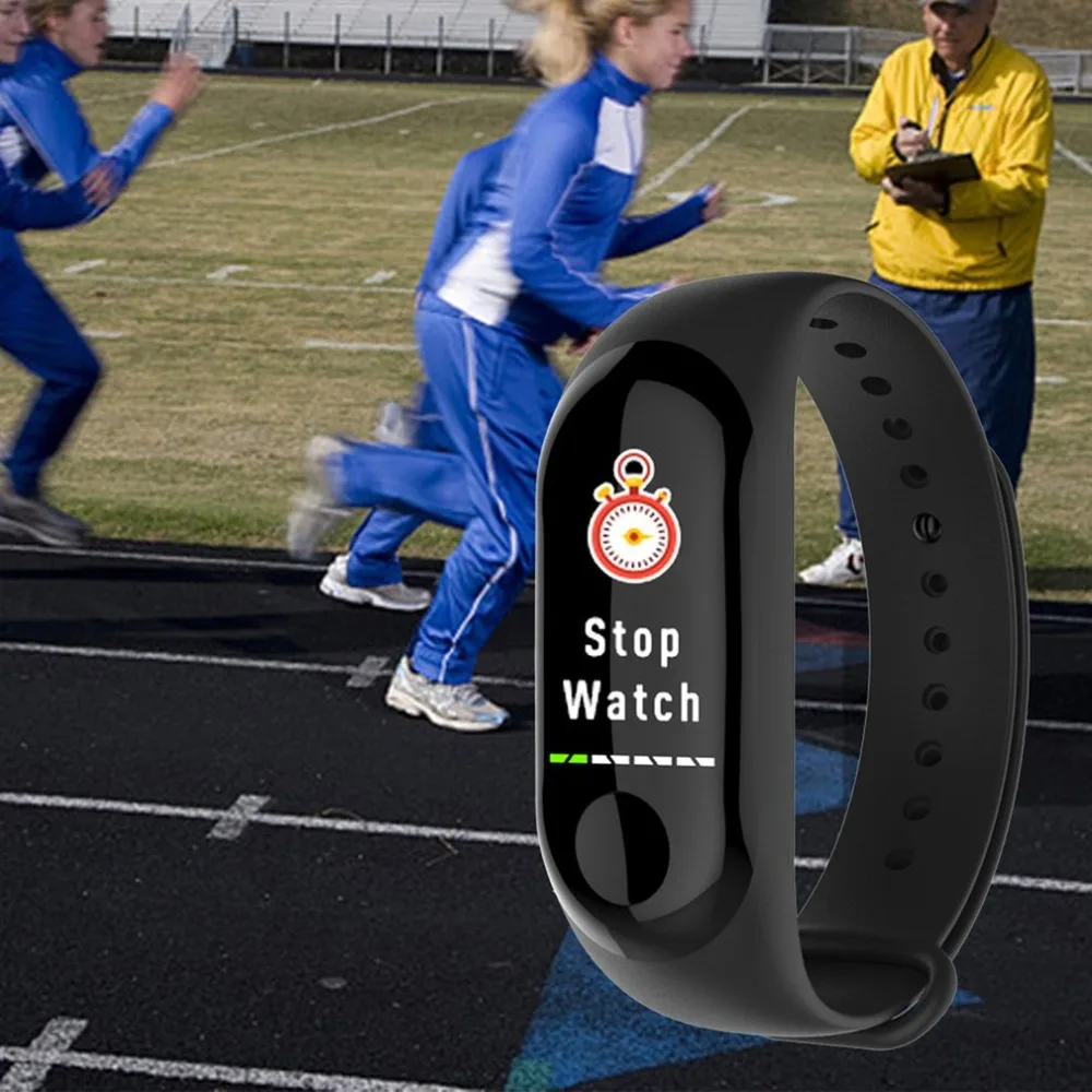 Smart Bracelet Heart Rate Monitor Waterproof Fitness Tracker Bluetooth Watch Band For Android IOS women men Wristband