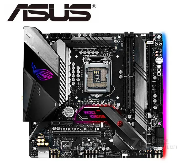 ^Cheap Asus Z390 ROG MAXIMUS XI GENE Desktop motherboard motherboard LGA 1151 DDR4 used mainboard PC sales