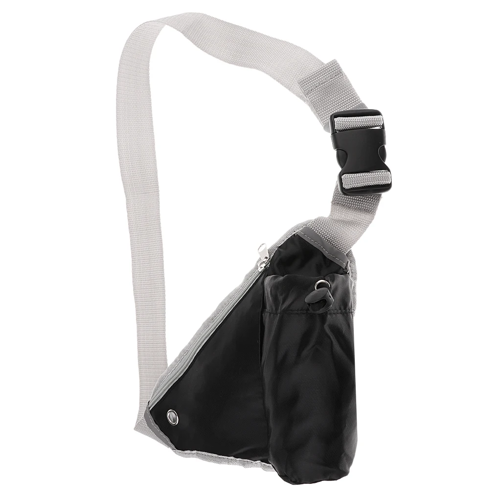 Multi-use Sports Running Triangle Waist Bag Bum Fanny Pack Hiking Cycling Jogging Belt Water Bottle Pocket Shoulder Chest Bag