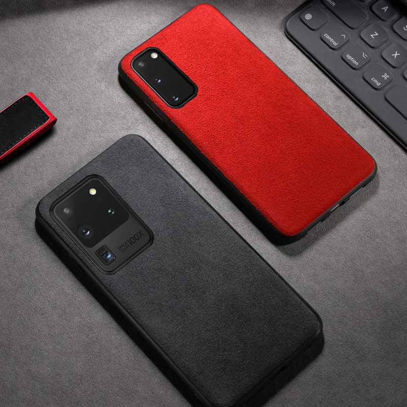Настоящая ворсистая коровья кожа чехол для телефона Samsung galaxy S20 ультра S7edge S8 S9 S10e