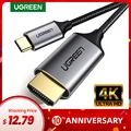 Ugreen USB C HDMI Kabel Typ C zu HDMI Thunderbolt 3 Konverter für MacBook Huawei Mate 30 Pro USB C HDMI adapter USB Typ C HDMI auf