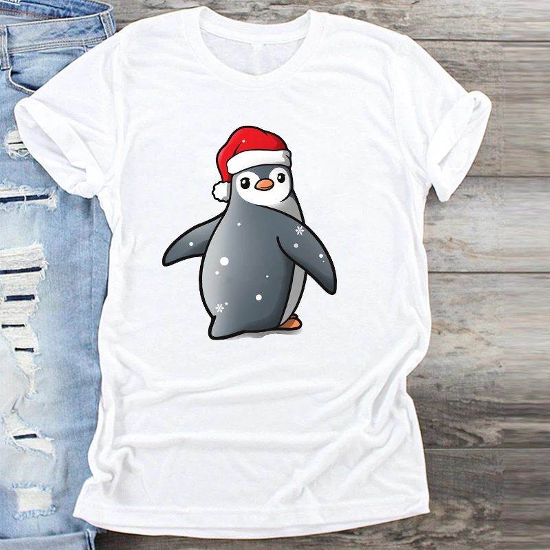 Рождественская графическая футболка Tumblr, женские футболки, футболки с принтом, модные женские футболки, теплые пожелания, год, Веселая Футболка - Цвет: CZ20234