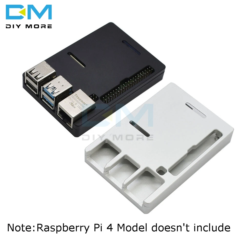 Чехол для Raspberry Pi Module B CNC из алюминиевого сплава металлический корпус