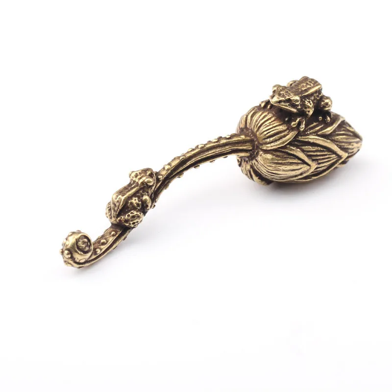 lotus frog brass ornaments (4)