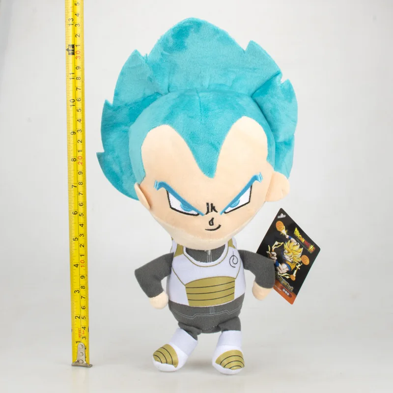 Лидер продаж Z Аниме 12-дюймовый Дракон Творческий Dragon Ball синие волосы Защита от солнца плюшевые Вегета игрушка волос