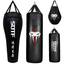 Boxing Training PU Pear Shape Sandbag Empty Punching Bag Gym Fitness MMA Fight Equipment Muay Thai Taekwondo Hanging Kicking Bag