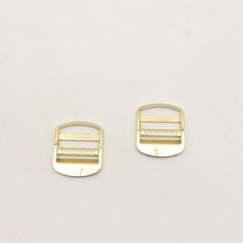 10Pcs 32mm Wide Metal Belt Clasp Strap Slider Buckle Hasp Buttons for Sewing Coat Down Jacket Bags Garment Decor Accessories