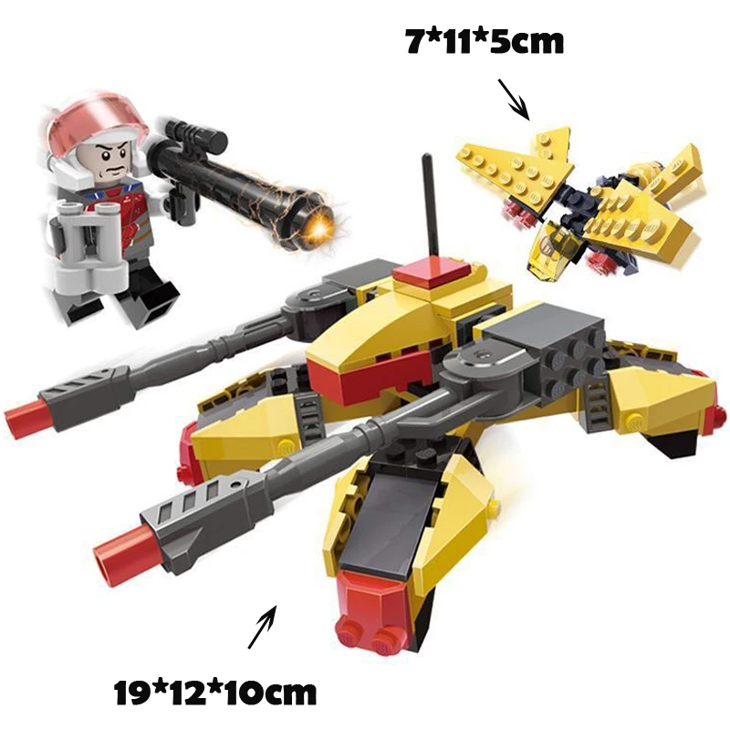 

GUDI 8222 148pcs Earth Border Extreme Snipe Military Tank Spy Plane Building Blocks Kids DIY Bricks Legoingly Toy for Children
