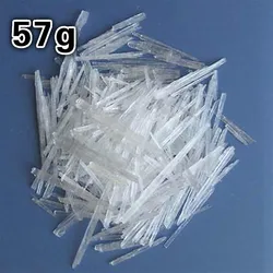 Cristaux solides naturels de menthol et de méthanol de 57g, additifs cosmétiques de parfum, menthol, agent rafraîchissant, menthol adapté à sensitive 