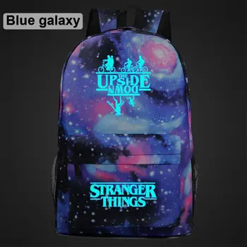 

Hot Luminous Stranger Things letters Weird Boy Girl School bag Women Bagpack Teenagers Schoolbags Men Children Student Backpack