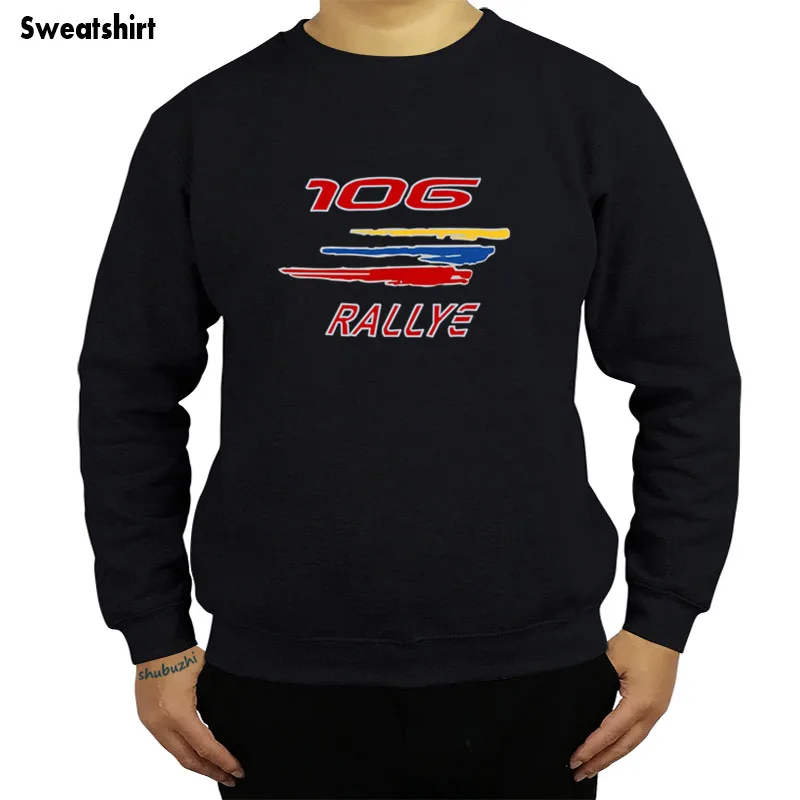 

Peugeot 106 Rallye Racinger Soft men sweatshrit Cotton hoodies Rally WRC funny hoody harajuku Autumn and winter hoodies sbz4480