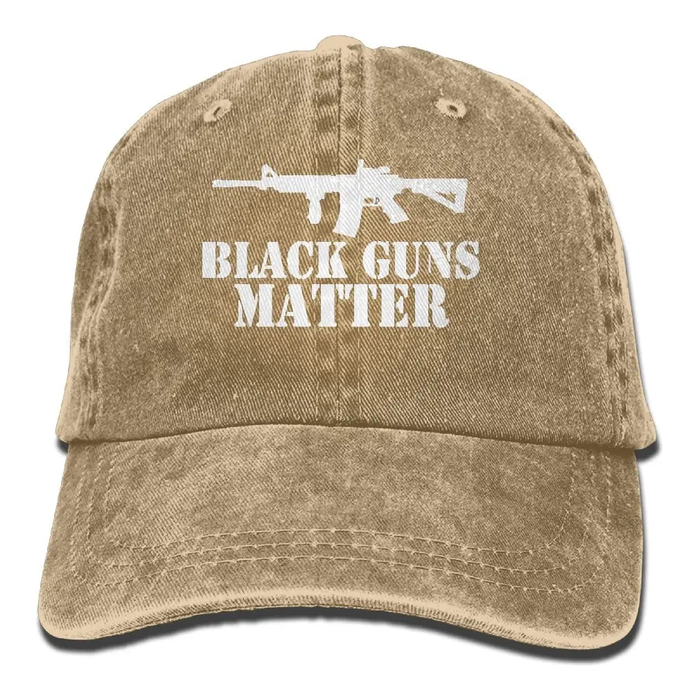 Черные пистолеты материя джинсовая шляпа регулируемые мужские бейсболки