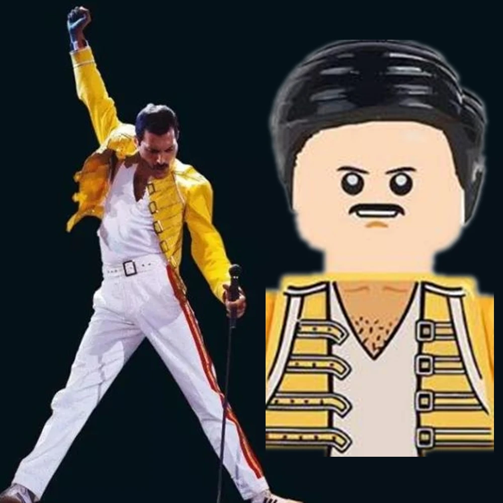 Конструктор Queen Freddie Mercury Rock Star фигурка человека | Игрушки и хобби