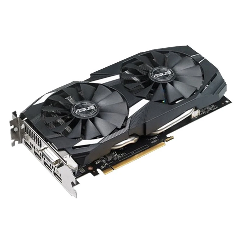 Видеокарта ASUS RX 580 8 Гб GPU AMD Radeon RX580 8 Гб графические карты PUBG компьютерный игровой экран VGA DVI HDMI видеокарта 570 560 550-2