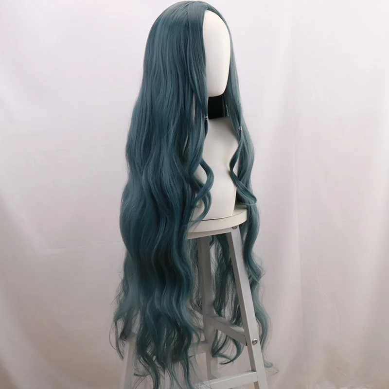 Game Danganronpa Shirogane Tsumugi Wig Danganronpa V3 Killing Harmony Cosplay Wig Slightly Crimped 120cm long (12)