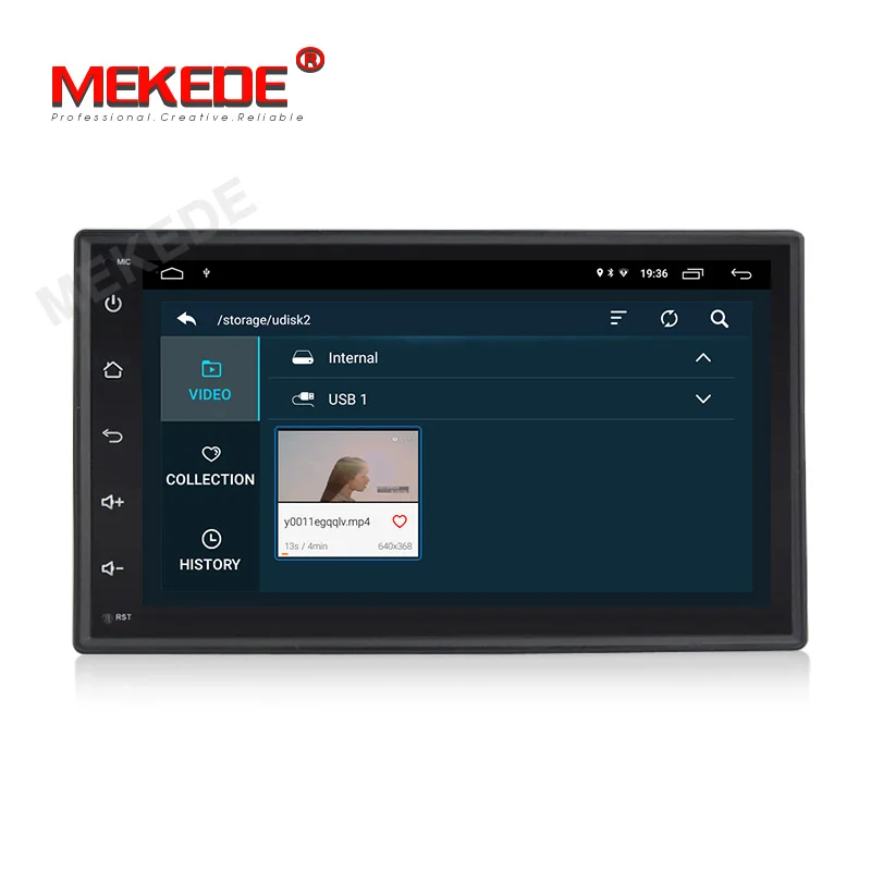 MEKEDE 2Din Android 9 1 2 + 32G RDS автомобильное радио универсальная GPS навигация WiFi 1024*600