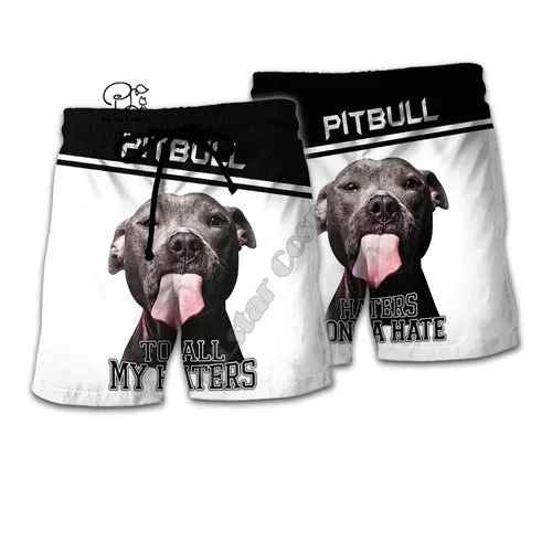 pitbull-to-haters-limited-edition-3d-full-printing-nn0209-shorts