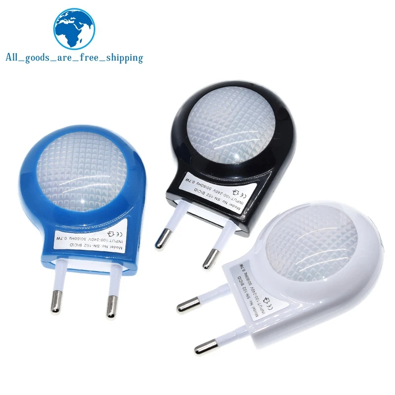 TZT Мини светодиодный ночник улитка Авто Встроенный датчик света управление