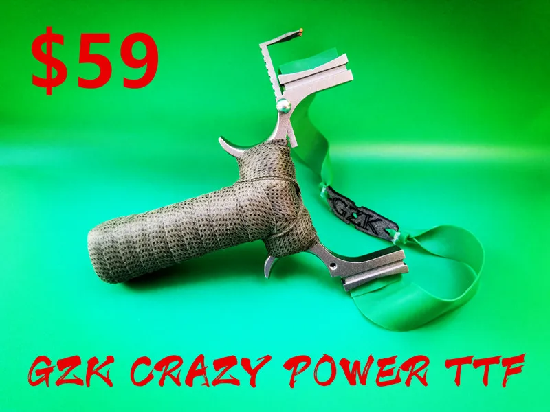 Титановая Рогатка GZK CRAZY POWER TTF | Спорт и развлечения