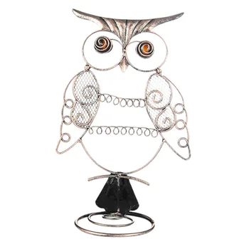 

Owl Shape Design Earring Organizer Jewelry Display Rack Stand - Dangle and Hook Earrings Hanging Showcase for Home Decor