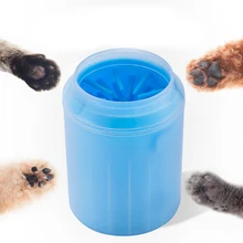 Приспособление для очистки лап для собак, Силиконовые Мягкие гребни, портативная мойка для ног для домашних животных, щетка для чистки лап, быстро моющаяся грязная щетка для кошачьих лапок